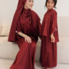 5174 LITTE NATALIE KIDS SET (MAROONRED)