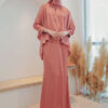 ALYSSA KURUNG MODERN (CORAL ORANGE)