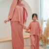 LITTE NATALIE KIDS SET (CORAL ORANGE)