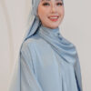 LARNEY PLAIN SHAWL (DELICATE BLUE)
