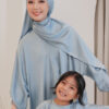 LARNEY PLAIN SHAWL (DELICATE BLUE)
