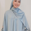 LARNEY PLAIN SHAWL (DELICATE BLUE)