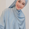 LARNEY PLAIN SHAWL (DELICATE BLUE)