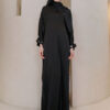 4149 ADELYNN LONG CAFTAN SET- MIDNIGHT BLACK