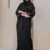 4182 ADELYNN LONG CAFTAN SET- MIDNIGHT BLACK