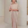 4255 LITTLE ADELYNN LONG CAFTAN SET- NUDE BROWN