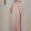 4389 ADELYNN LONG CAFTAN SET- NUDE BROWN