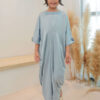5885 LITTLE ADELYNN LONG CAFTAN SET- DELICATED BLUE
