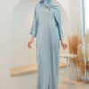 5922 ADELYNN LONG CAFTAN SET- DELICATE BLUE
