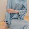 5988 (details) ADELYNN LONG CAFTAN SET- DELICATE BLUE