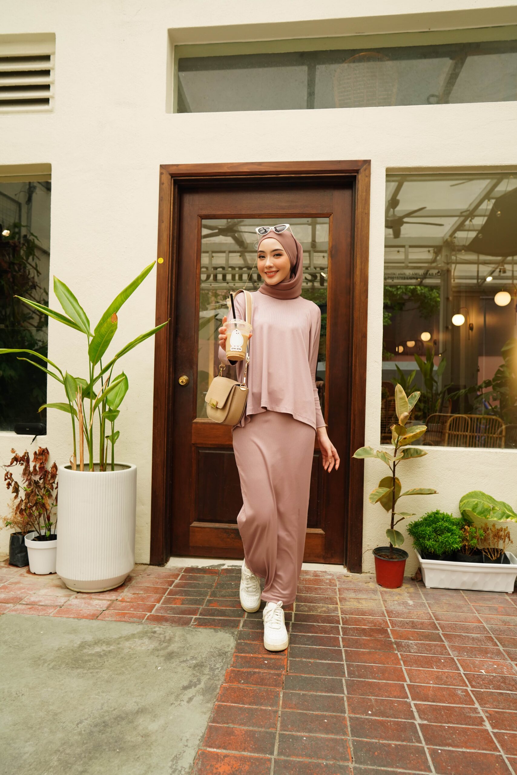 AIRE SKIRT SET - MAUVE