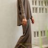 darkbrown1 AIRE SKIRT SET - DARK BROWN