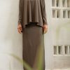 darkbrown2 AIRE SKIRT SET - DARK BROWN