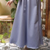 blue skirt SAORI SET - SILVER GREY