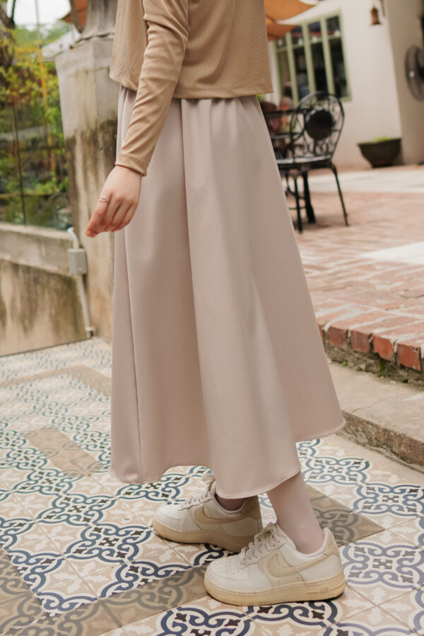 nude skirt SAORI SET - KHAKI