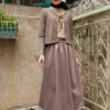 SAORI SKIRT - TAUPE
