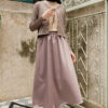 SAORI SKIRT - TAUPE