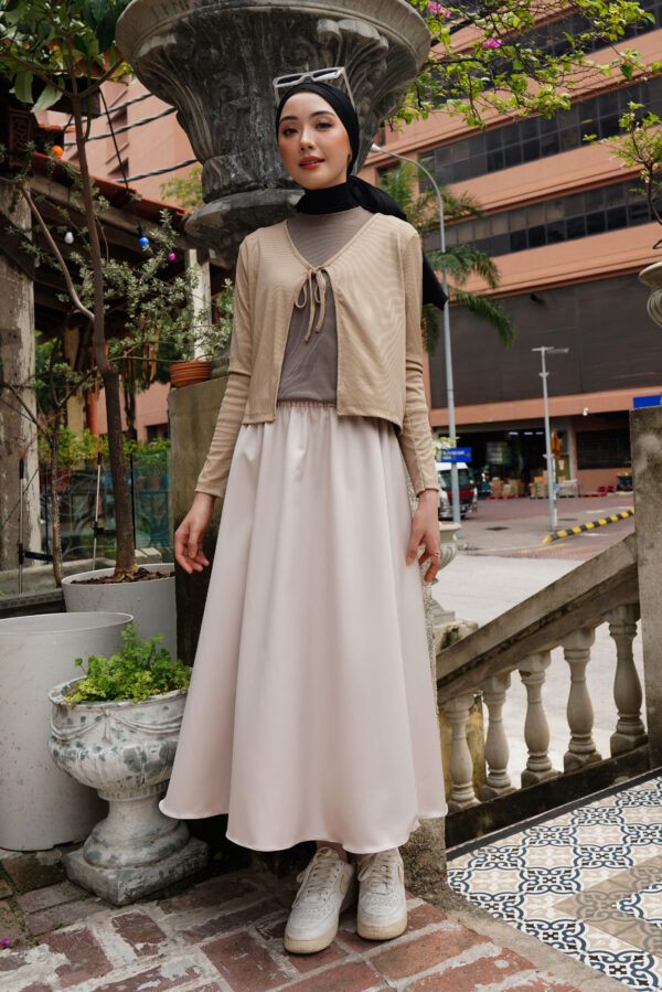 DSC09764 edited 2 SAORI SKIRT - BLEACH SAND