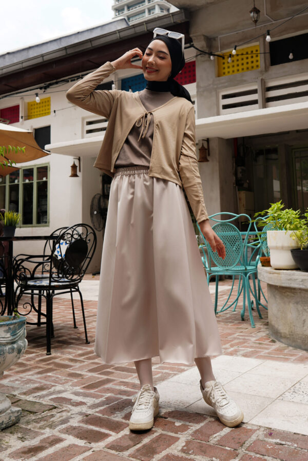 SAORI TOP T-SHIRT - KHAKI