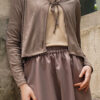 SAORI TOP T-SHIRT - TAUPE