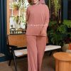 DUSTY ROSE-02 ALYNA PLEATED PANTS - DUSTY ROSE