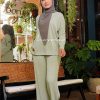 MINT GREEN-01 WEB ALYNA PLEATED PANTS - SAGE MINT GREEN