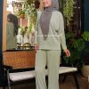 MINT GREEN-03 WEB ALYNA PLEATED PANTS - SAGE MINT GREEN