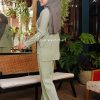 MINT GREEN-04 WEB ALYNA PLEATED PANTS - SAGE MINT GREEN