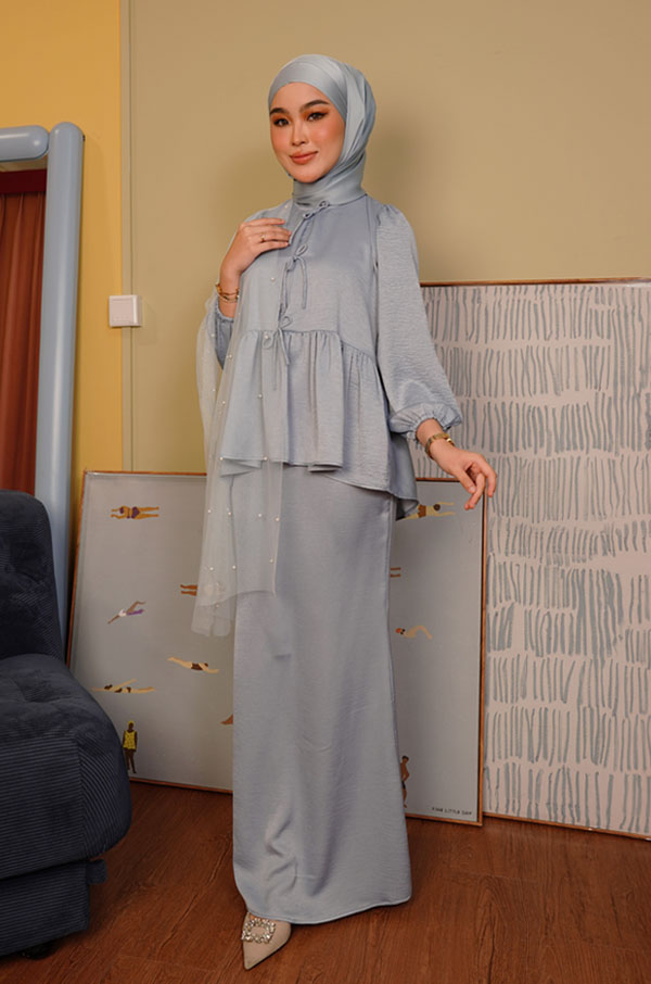 R1 QISTEA KURUNG - WINDY BLUE