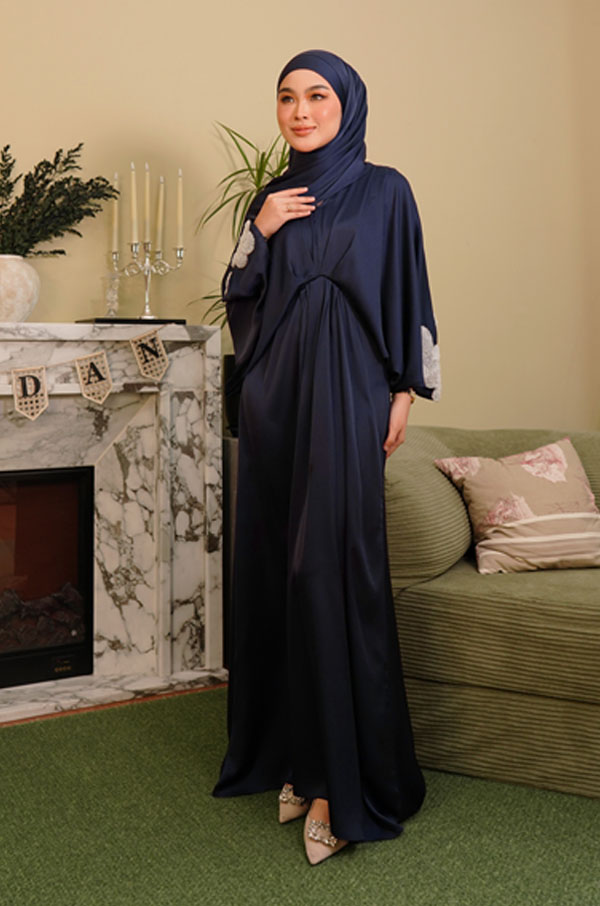 AULIYA CAFTAN - NAVY BLUE
