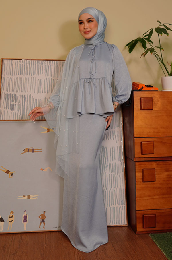 QISTEA KURUNG - WINDY BLUE