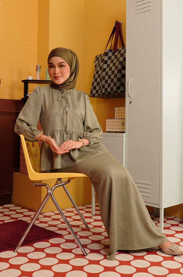 R3 (2) QISTEA KURUNG - DEEP SAGE GREEN