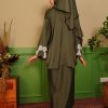 LAILA PAREO SET- OLIVE GREEN