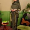 LAILA PAREO SET- OLIVE GREEN